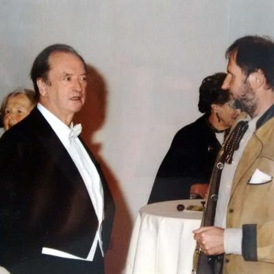 Mit Nikolaus Harnoncourt