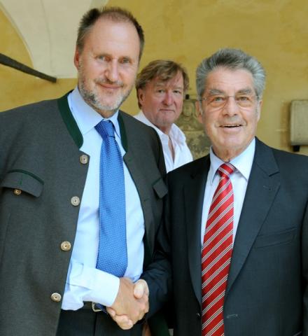 Mit Bundespräsident Dr. Heinz Fischer